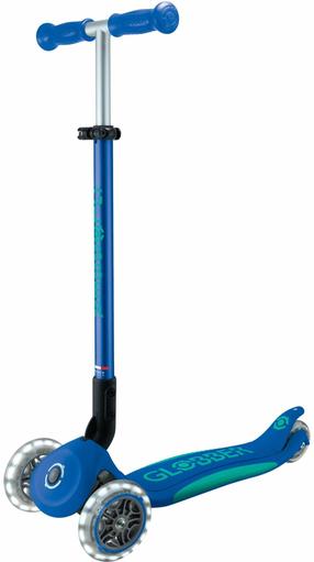 Vaikiškas paspirtukas Globber Primo Foldable Plus Lights, turkio sp.