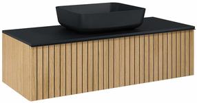Vonios spintelė po praustuvu Elita Asami, ąžuolo sp., 45 cm x 120 cm x 31.8 cm