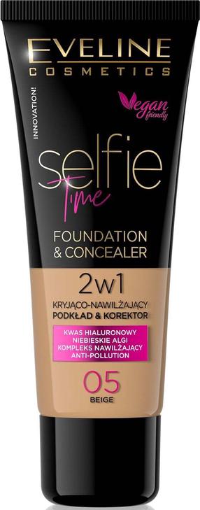 Vedel jumestuskreem Eveline Selfie Time, 05 beige, 30 ml
