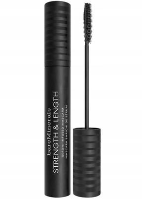 Blakstienų tušas Bare Minerals Strength & Length, 8 ml, juoda sp. -