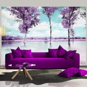 Fototapeet Artgeist Heather landscape MNEW010686, 105 cm x 150 cm