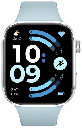 Viedais pulkstenis Xiaomi Redmi Watch 6 BHR08CWGL, sudraba krās./glacier blue krās.