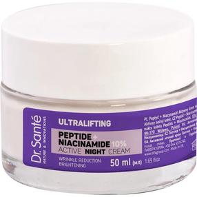 Naktinis veido kremas Dr. Santé Ultralifting Peptide + Niacinamide, 50 ml, 30+
