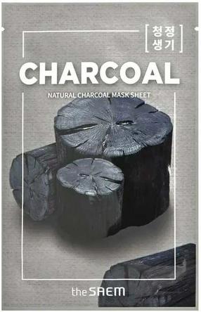Veido kaukė The Saem Natural Charcoal, 21 ml