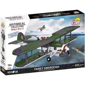 Konstruktorius Cobi Historical Collection Fairey Swordfish 5769, 959 vnt., žalia sp.
