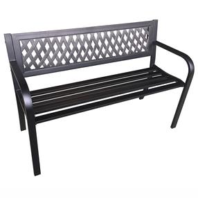 Lauko suoliukas Fancy Garden Kalia, juoda sp., 119 cm x 50 cm x 75 cm