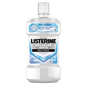 Suuvesi Listerine Advance white, 500 ml