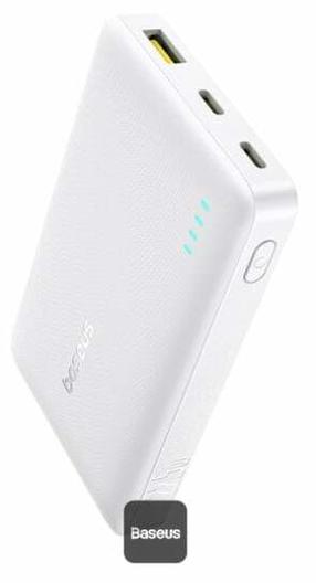 Lādētājs-akumulators (Power bank) Baseus EnerFill FP21, 10000 mAh, 22.5 W, balta krās.