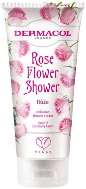 Kūno prausimosi kremas Dermacol Rose Flower Shower, 200 ml