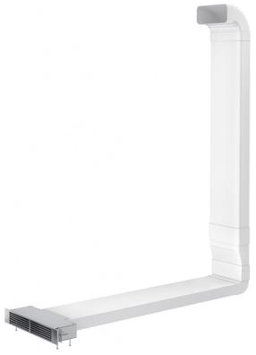 Garų rinktuvo vamzdis Faber Galileo Stripes/Galileo Slim, balta sp., 100 cm x 22 cm