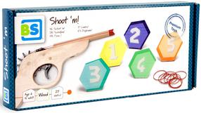 Lauko žaidimas BS Toys Shooting Deluxe Game With Targets, 27 cm x 20 cm, įvairių spalvų