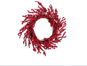 Kalėdinis vainikas Christmas Touch Berry, 48 mm, raudona sp.