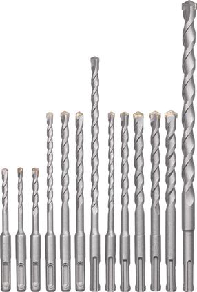 Grąžtų komplektas Einhell, medienai/metalas/plastikas, sraigtinis, sds plus, 1 mm x 26 cm