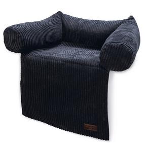 Кровать для животных Designed by Lotte Bench Cushion Ribbed 715273, антрацитовый цв., 50 см x 50 см