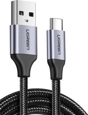 Kaabel Ugreen 60124, USB/USB-C, 25 cm, must v.