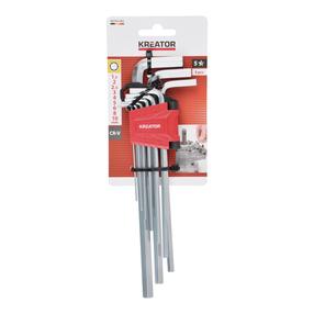 Kuuskantvõtmete komplekt Kreator KRTH21801 KRTH21801, kuusnurkne, 23 cm