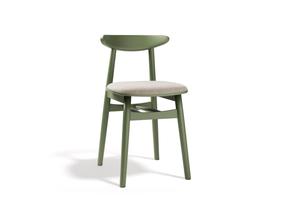 Kėdžių rinkinys Cosmopolitan Design Bony, matinė, smėlio ruda sp./žalia sp., 47 cm x 44 cm x 80 cm, 2 vnt.