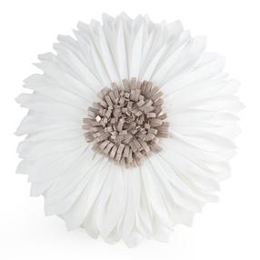 Dekoratīvs spilvena pārvalks Flores, krēmkrāsa, 40 cm x 40 cm
