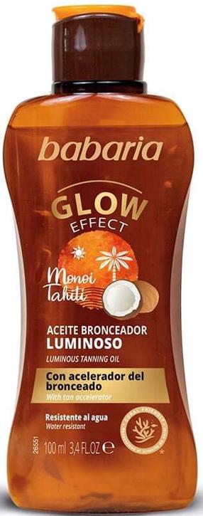 Päevituse hooldusõli Babaria Glow Effect, 100 ml