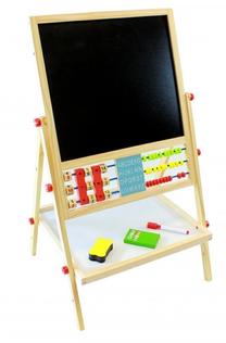 Piešimo lenta Multifunctional Double Sided Drawing Board, 67 cm, įvairių spalvų