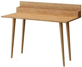 Rašomasis stalas Kalune Design Rammi, 100 cm x 60 cm, 94 cm, ąžuolo sp.