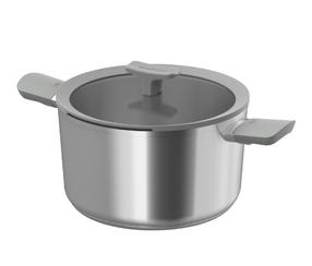 Kastrul BergHOFF Moonmist, Ø24 cm, 5.6 l, hõbe v.