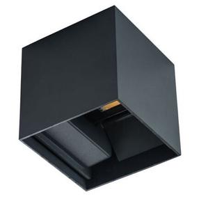 Sieninis lauko šviestuvas Kanlux Reka LED EL 7W-L-GR, 7W, LED, IP54, juoda sp., 10 cm x 10 cm