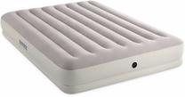 Pripučiamas čiužinys su pompa Intex Dura-Beam Queen Prestige, violetinė sp./rusva sp., 203 cm x 152 cm x 30 cm