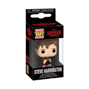 Raktų pakabukas Funko POP! Stranger Things Steve Harrington, 10 cm, ruda sp./juoda sp.