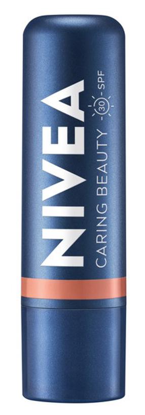 Lūpų balzamas Nivea Caring Beauty 3In1, 4.8 g
