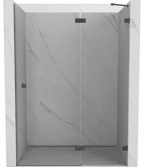 Dušo durys Mexen Lunar 834-130-000-66-00-P, 130 cm x 200 cm, metalo sp./grūdintas