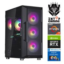 Stacionarus kompiuteris Intop Ryzen 7 7700X, 4 TB, DDR5 16 GB, SSD+HDD 2 TB 2 TB, NVIDIA GeForce RTX 5050 8 GB GDDR6, Windows 11 Pro