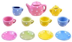 Žaisliniai virtuvės reikmenys, indų rinkinys Tea Set ZA2643, įvairių spalvų