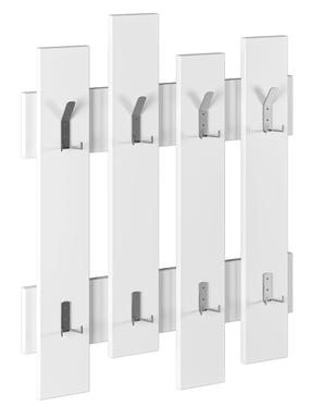 Sieninė pakaba Kalune Design Wave, 79 cm x 64 cm, balta sp.