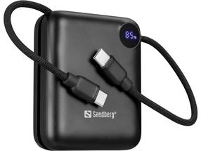 Nešiojamas įkroviklis (Power bank) Sandberg PD20W, 10000 mAh, juoda sp.