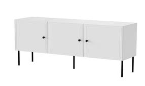 Televizoriaus spintelė Cama Meble Palazzo, balta matinė sp., 40 cm x 151 cm x 60 cm