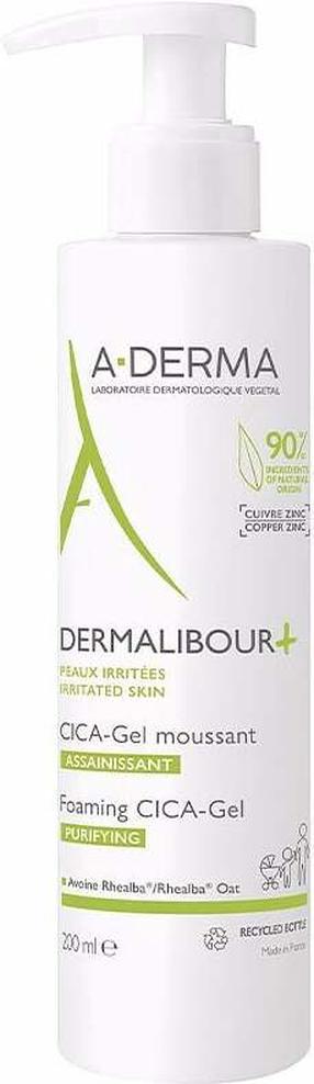 Näo puhastusgeel A-Derma Dermalibour+, 200 ml