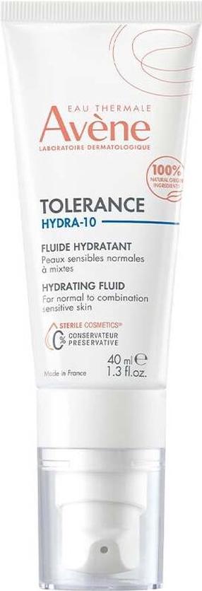Veido kremas Avene Tolerance Hydra 10, 40 ml