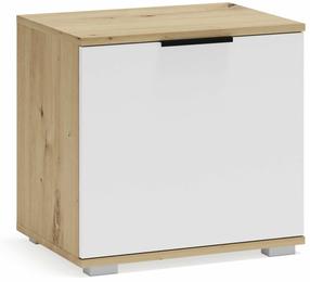 Prieškambario spinta Clif ST-50, ruda/balta, 50 cm x 38 cm x 48 cm