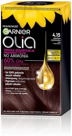 Matu krāsa Garnier Olia, iced chocolate krās., 4.15, 174 ml