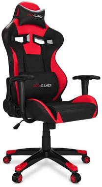 Spēļu krēsls Pro-Gamer Aguri, melna krās./sarkana krās.