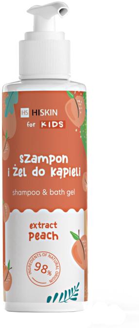 Dušigeel ja šampoon HiSkin Extract Peach 2in1, 280 ml