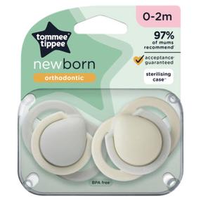 Набор пустышек Tommee Tippee Closer To Nature, 0 мес., (цвет/дизайн выбирается случайным образом)
