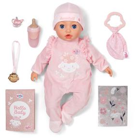 Кукла - новорожденная с аксессуарами Zapf Creation Baby born Annabell, 43 см, розовый цв.