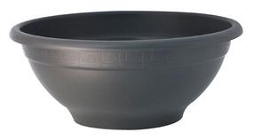 Lillepott Plasticotto, plastik, Ø 60 cm, must v./hall v.