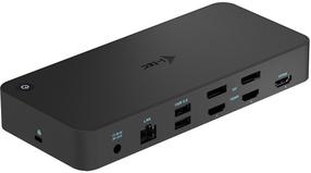USB-разветвитель i-Tec CATRIPLEDOCKPDPRO, черный цв.