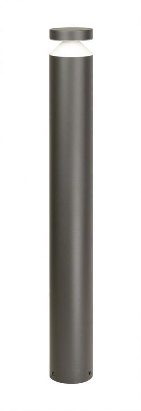Brīvi stāvošs āra gaismeklis Su-Ma Delta DL-750, 6W, LED, IP44, tumši pelēka krās., 8.9 cm x 75 cm