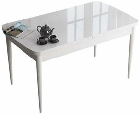 Valgomojo stalas išskleidžiamas Kalune Design Han, balta sp., 114 - 144 cm x 70 cm x 78 cm