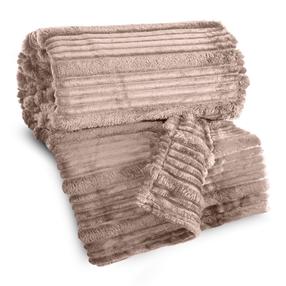 Pleds Nina K187-12, rozā krās., 200 cm x 220 cm