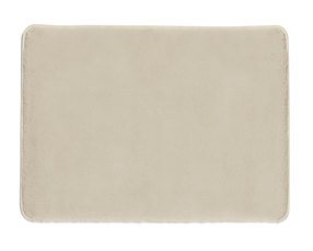 Neslīdošs vannas paklājiņš Gedy Fuzzy, light dove grey krās., 40 cm x 60 cm